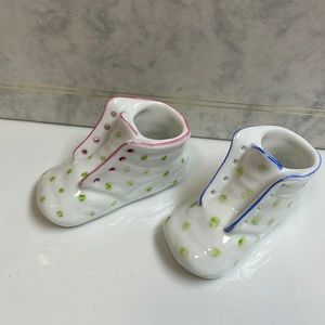 Handmade Ceramic baby shoes